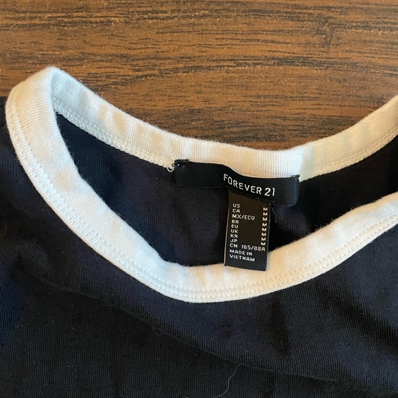 Forever 21 black graphic I love trouble tank top - Picture 2 of 4